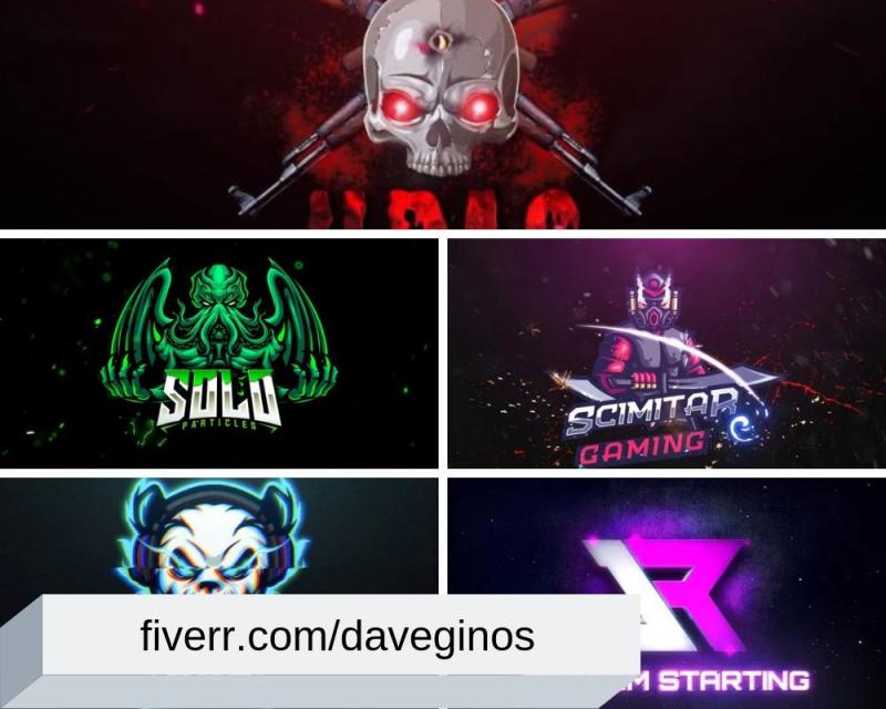 Custom Intro Animations for Twitch, YouTube & Mixer by daveginos