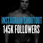 I will give you instagram shoutout on my 145k fitness page