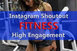 I will instagram shoutout on 75k fitness page