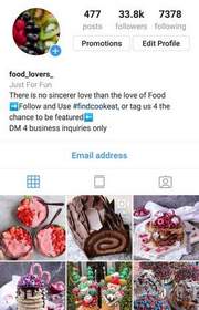 I will shoutout your brand on my food instagram page