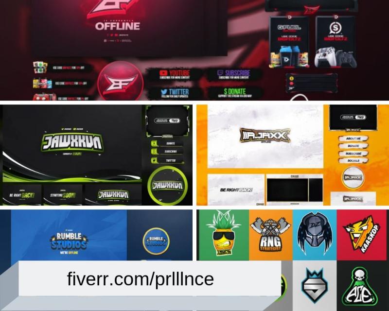 Professional Twitch Overlay by prlllnce